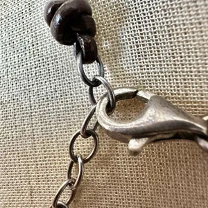 Silpada Sterling Silver & Leather Coin Pearl Necklace thumbnail 7