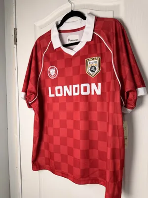 No Boundaries Red Soccer Jersey with White Accents thumbnail 3