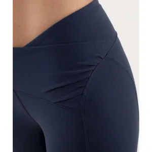 Lululemon Women’s Presence Pants Size 6 Navy Full Length Yoga Workout Gym thumbnail 5