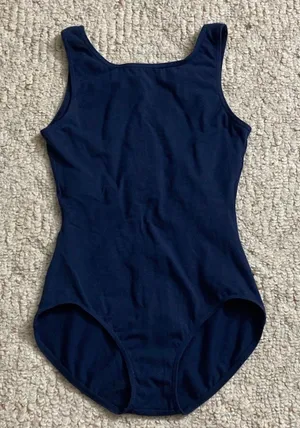 Navy Blue Capezio Tank Leotard thumbnail 1