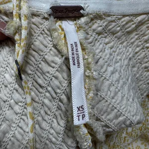 Free People 100%Viscose Little Of Your Love Yellow Floral Jumpsuit Size XS L-20 thumbnail 12