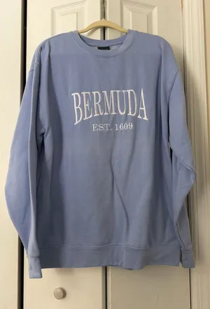 Vintage Bermuda Crewneck Blue Size XL thumbnail 1