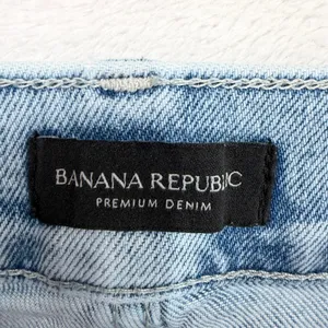 Banana Republic 26 Jeans High Rise Wide Leg Crop Light Wash 814318 Denim Boho thumbnail 6