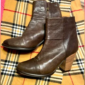 Made in Italy classic dress boot with 2 inch heel Italian Leather thumbnail 1