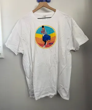 Hustle at Home Mom XL Unisex Merch Crew Neck T-Shirt White thumbnail 1