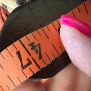 Brown leather belt silver buckle thumbnail 3