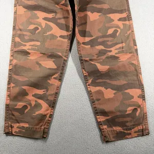 Sundry Camo Ankle Pants Womens 25 Brown Twill Pleated Crop Pockets Relaxed NWT thumbnail 2
