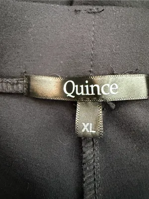 Quince Ultra-Stretch Ponte Straight Leg Pants XL Black Pull-On Work Travel thumbnail 6