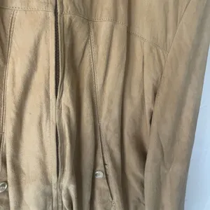 Scully Leatherwear Vintage 90s Size 44 XL Camel Tan‎ Suede Western Bomber Jacket thumbnail 4