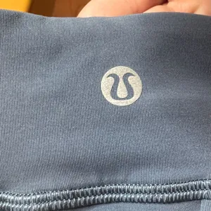 Lululemon Energy Bra High Neck Strappy Back Dusty Blue Size 4 thumbnail 6