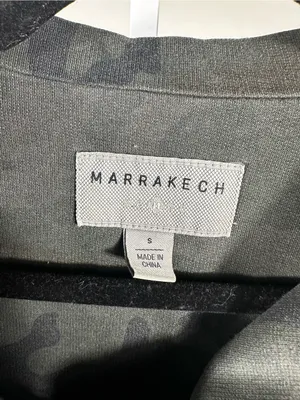 N123. Marrakech camo moto jacket, women’s size Small Green thumbnail 2