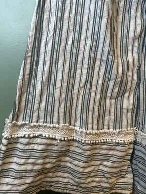 Tigerlily Super Wide Bell Bottom Pants Size 4 Striped Boho festival y2k fairy thumbnail 7