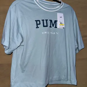 PUMA Women’s Light Blue Short Sleeve Tee thumbnail 1