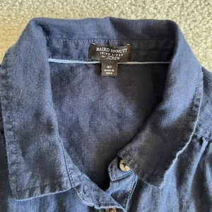J.Crew Relaxed-fit Baird McNutt Irish Linen Shirtdress size Medium Tall … thumbnail 5