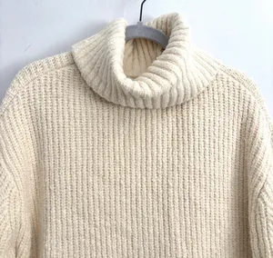NWT Lovers and Friends Braewyn long sleeve sweater dress in cream thumbnail 4