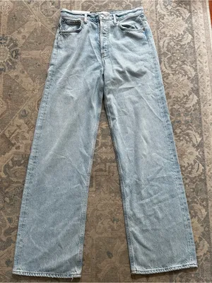 NWT AGOLDE Ren High Waist Wide Leg Jeans thumbnail 6