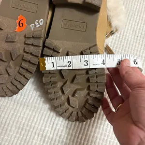UNIONBAY Tan Faux-Fur Lace-Up Hiking Boots thumbnail 8