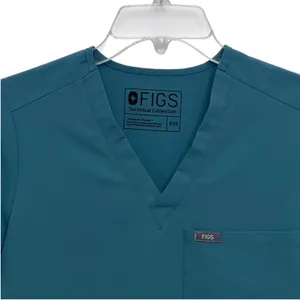 FIGS Womens Size XXS Scrub Top‎ Technical Collection Nurse Green Shirt FW1000 thumbnail 2