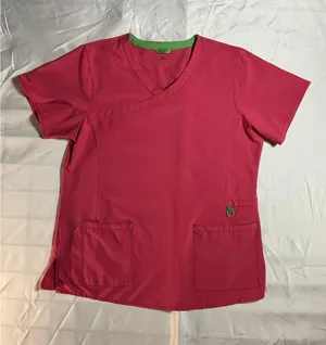 Carhartt Women's Medical Scrub Top, Pink thumbnail 1
