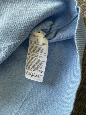 Banana Republic Womens Blue Pointelle Front Cardigan Sweater Sz L thumbnail 2