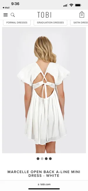 Tobi White Dress thumbnail 2