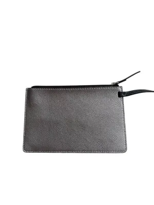 KATE SPADE Pewter Saffiano Leather Wristlet Clutch thumbnail 4