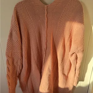 Agnes & Dora Peach Cable Knit Cardigan thumbnail 2