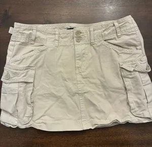 Brandy Melville Cargo Mini Skirt Khaki Tan One Size thumbnail 1