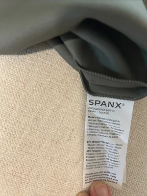 SPANX® AirEssentials Stripe Side Slit Maxi Dress, Frost Moss, sXL, NWOT #50572R thumbnail 8