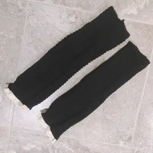 Steve Madden Button Crochet Knit Leg Warmers thumbnail 4