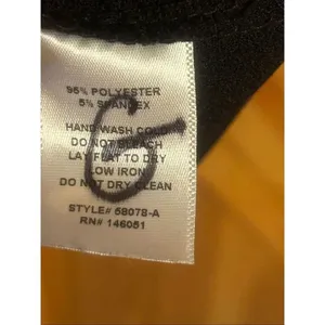 Monteau Women’s Sleeveless Black Dress Lattice Cutout Neckline Size XS (5717) thumbnail 5