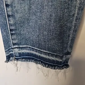 7 for all mankind luxe vintage Roxanne ankle cropped skinny raw hem jeans sz 33 thumbnail 5