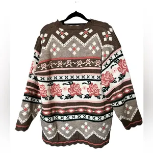 Vintage, Dana Scott Grannycore Sweater Size M thumbnail 3