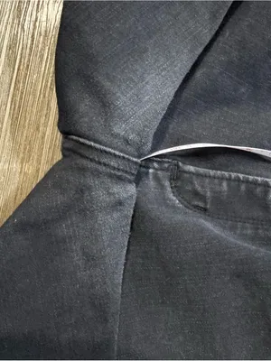 Abercrombie & Fitch Black High Rise Distressed Skinny Jeans thumbnail 8