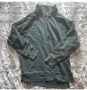 Victoria's Secret pink oversized medium half zip sweatshirt thumbnail 1