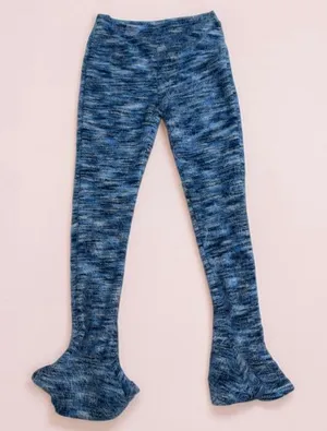 Cute flare blue lounge pants Size XL thumbnail 1