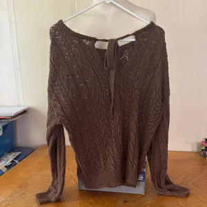 Brown Knit Women's Sweater thumbnail 3
