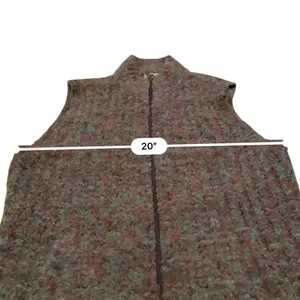 Woolrich Vest Women's Medium Green Wool Blend Zip Outdoor Fall Winter Layer‎ thumbnail 7