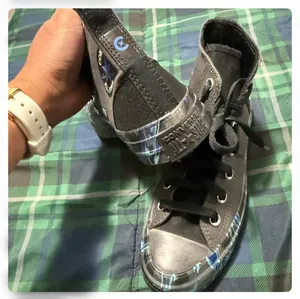 Black Converse All Star high top trainers #sneakers #converse mens 4.5 womens 6 thumbnail 3