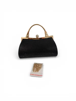 black clutch • wedding bag • evening purse thumbnail 2
