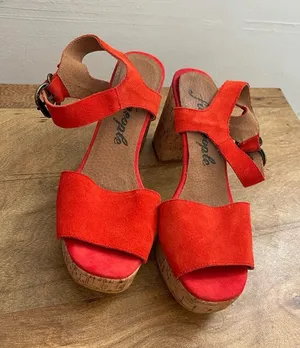 Free People Brooke Platform High Heel Shoes Sz 36 Sz 6 thumbnail 1
