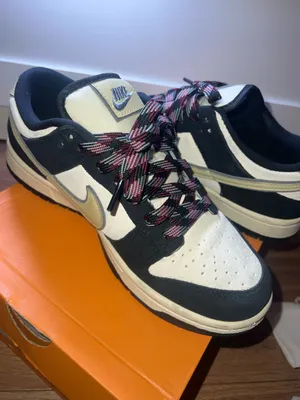 Nike Dunk Low LX Women’s Black/Cream Suede thumbnail 2