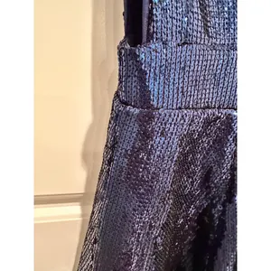 NBD Starry Nights Sequin Mini‎ Dress Navy Blue Small V Neck Clubwear Party thumbnail 10