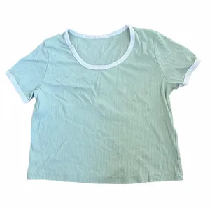 GU Women’s Green and White T-Shirt thumbnail 1