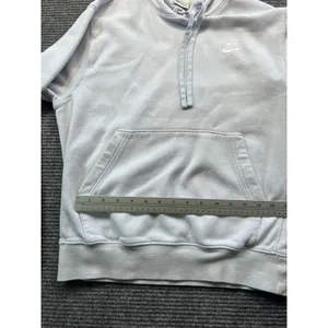 Nike Sportswear Essential Hoodie Light Periwinkle Blue Embroidered Logo Small thumbnail 6