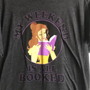 Beauty & Beast T-Shirt Belle Weekend All Booked Disney Size large thumbnail 4
