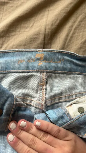 Jean skirt Blue Size XS thumbnail 2