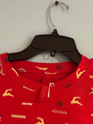 SKIMS Crop Long Sleeve Carberry Vintage Deer thumbnail 4