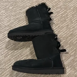 UGG Black Shearling Boots thumbnail 3