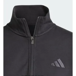 Adidas Sweatshirt Womens Large Black All SZN QZ Pullover Athletic Sport IX3811 thumbnail 4